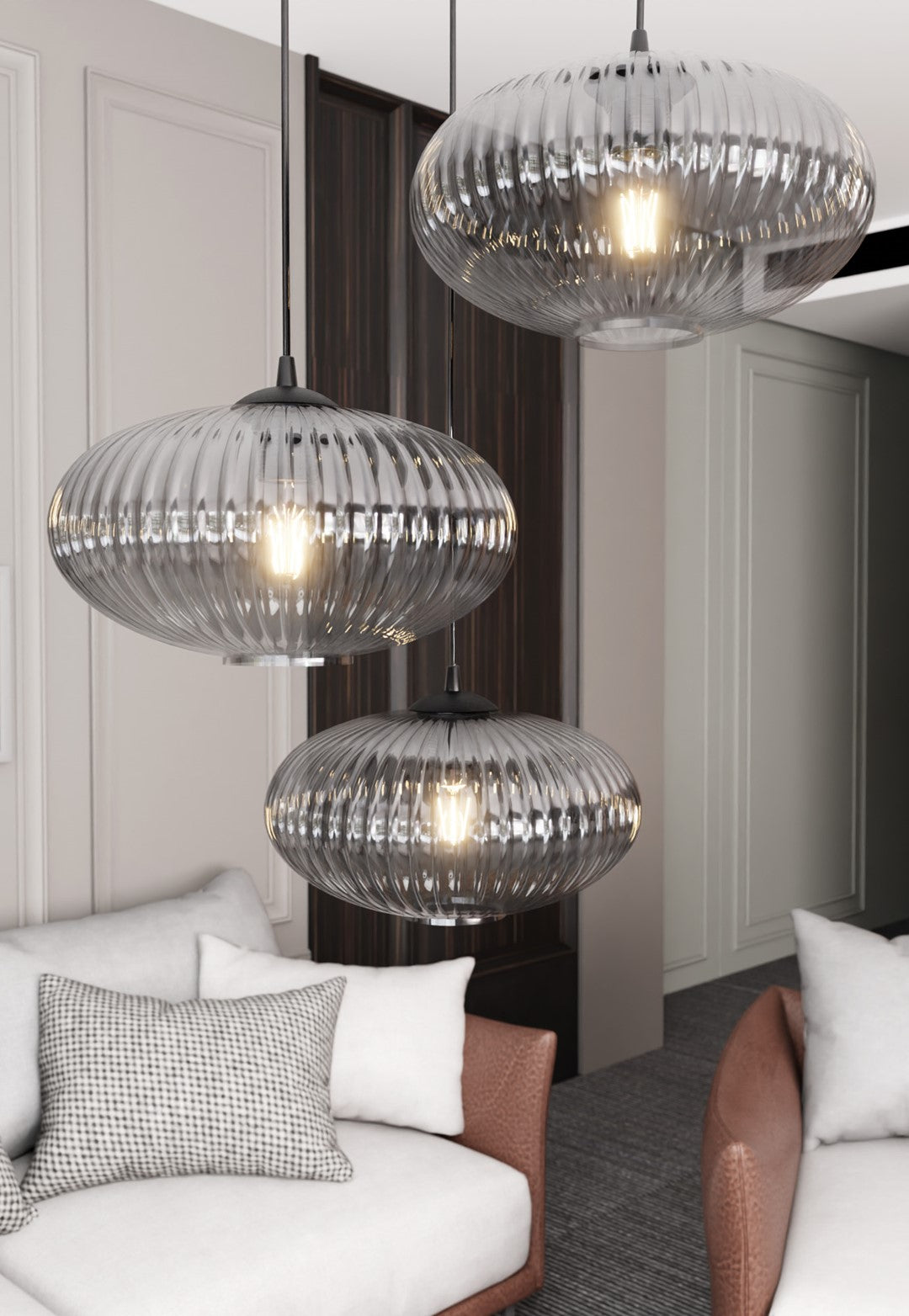 Loftlampe COCO 3 - Sort / Grafit - Nordic Unique