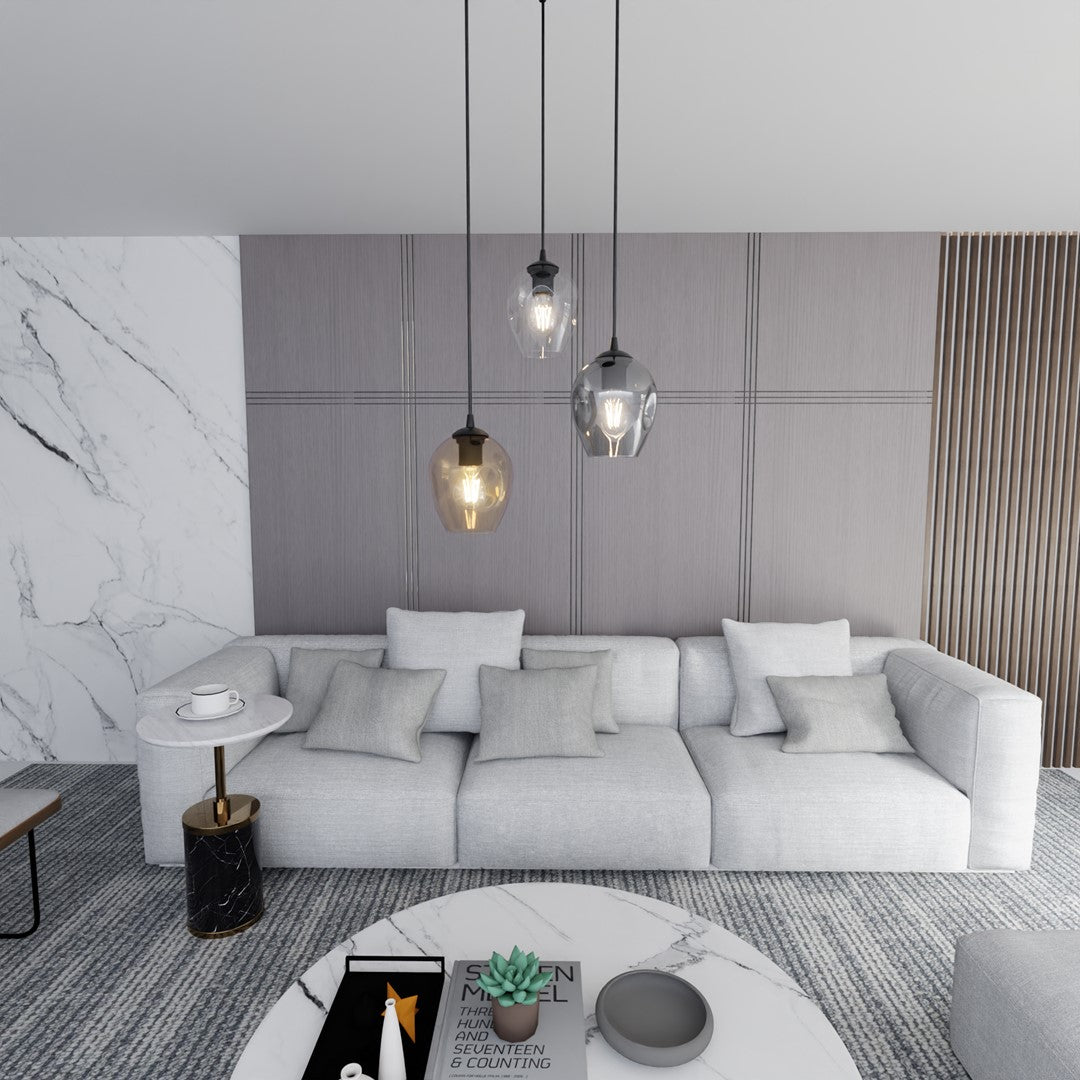 Loftlampe ISTAR 3 Premium - Sort / Grafit / Rav - Nordic Unique