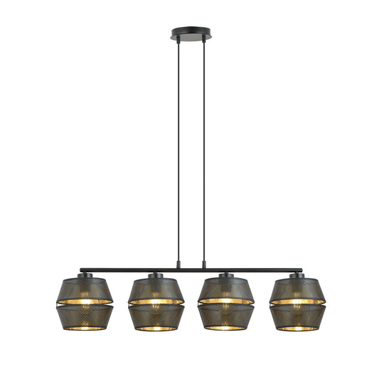 Loftlampe MALIA 4 - Sort / Guld - Nordic Unique
