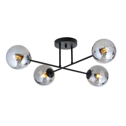 Loftlampe ROMA 4 - Sort / Grafit - Nordic Unique