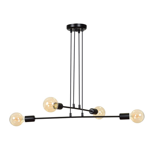 Loftlampe MULTIPO 4 - Sort / Rav - Nordic Unique
