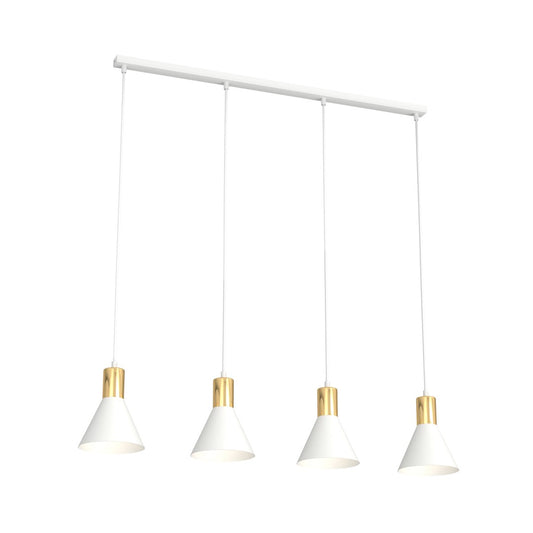 Loftlampe ROSA 4 - Hvid / Guld - Nordic Unique
