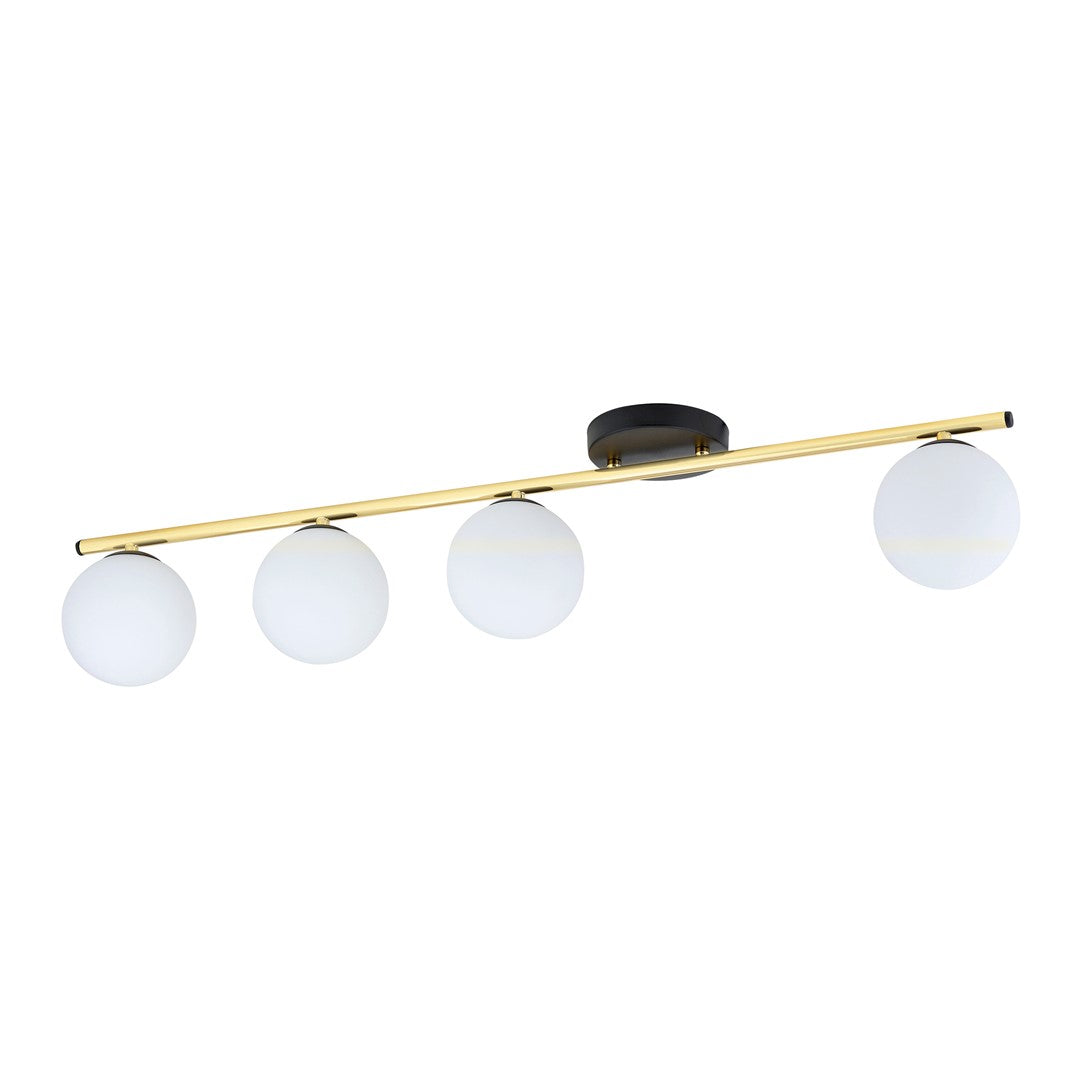 Loftlampe MONZA 4 - Sort / Guld - Nordic Unique