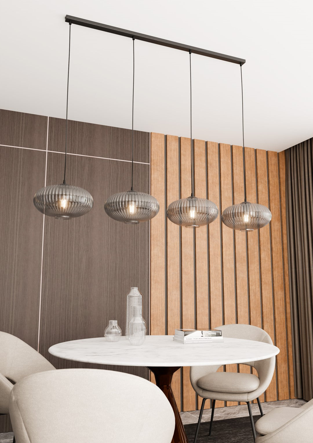 Loftlampe COCO 4 - Sort / Grafit - Nordic Unique
