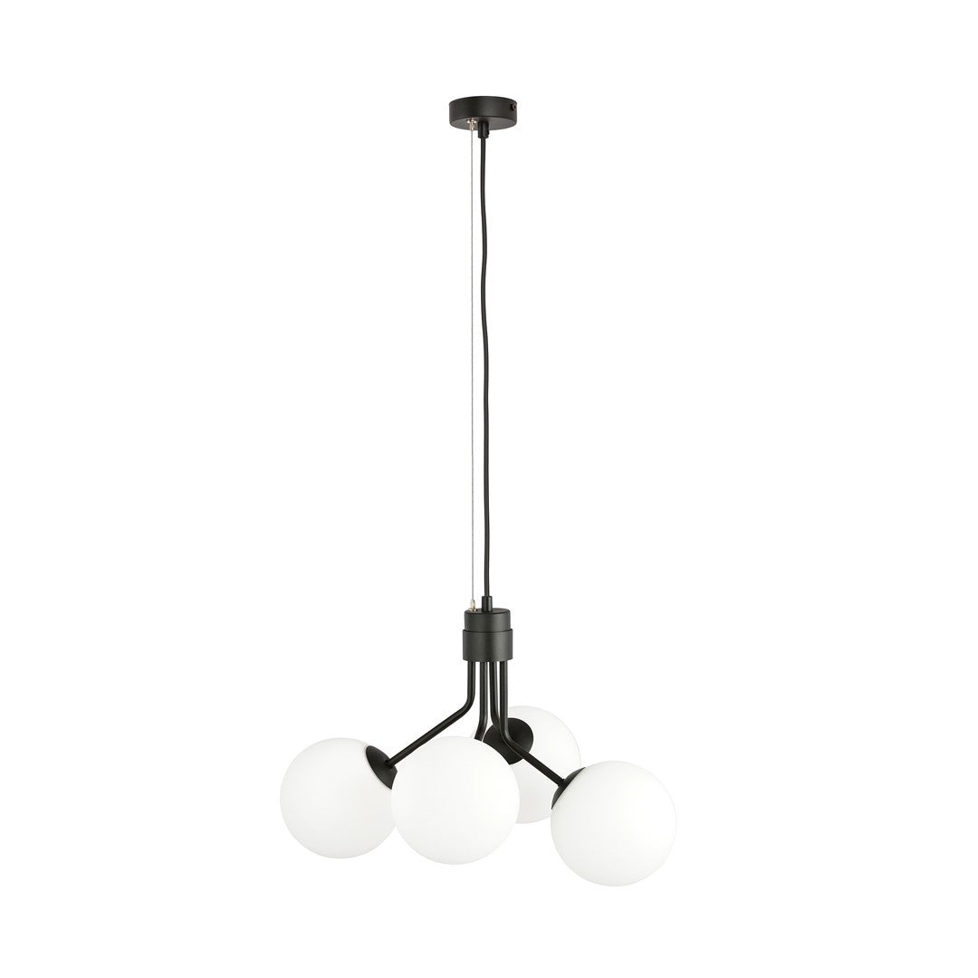 Loftlampe NOVA 4 - Sort / Hvid - Nordic Unique