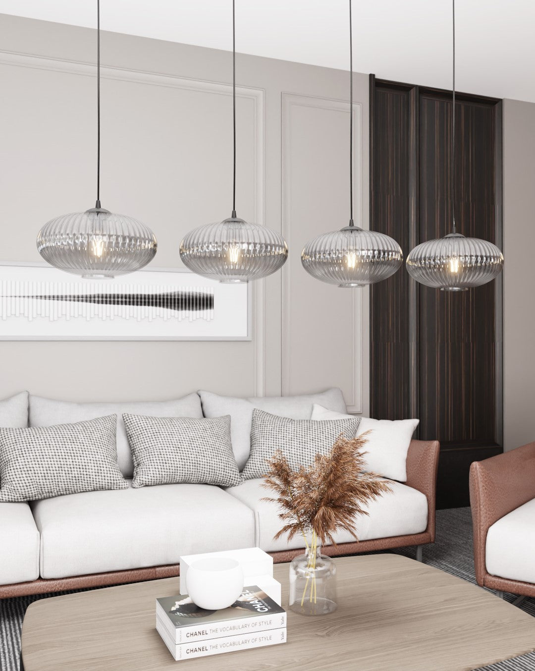 Loftlampe COCO 4 - Sort / Grafit - Nordic Unique