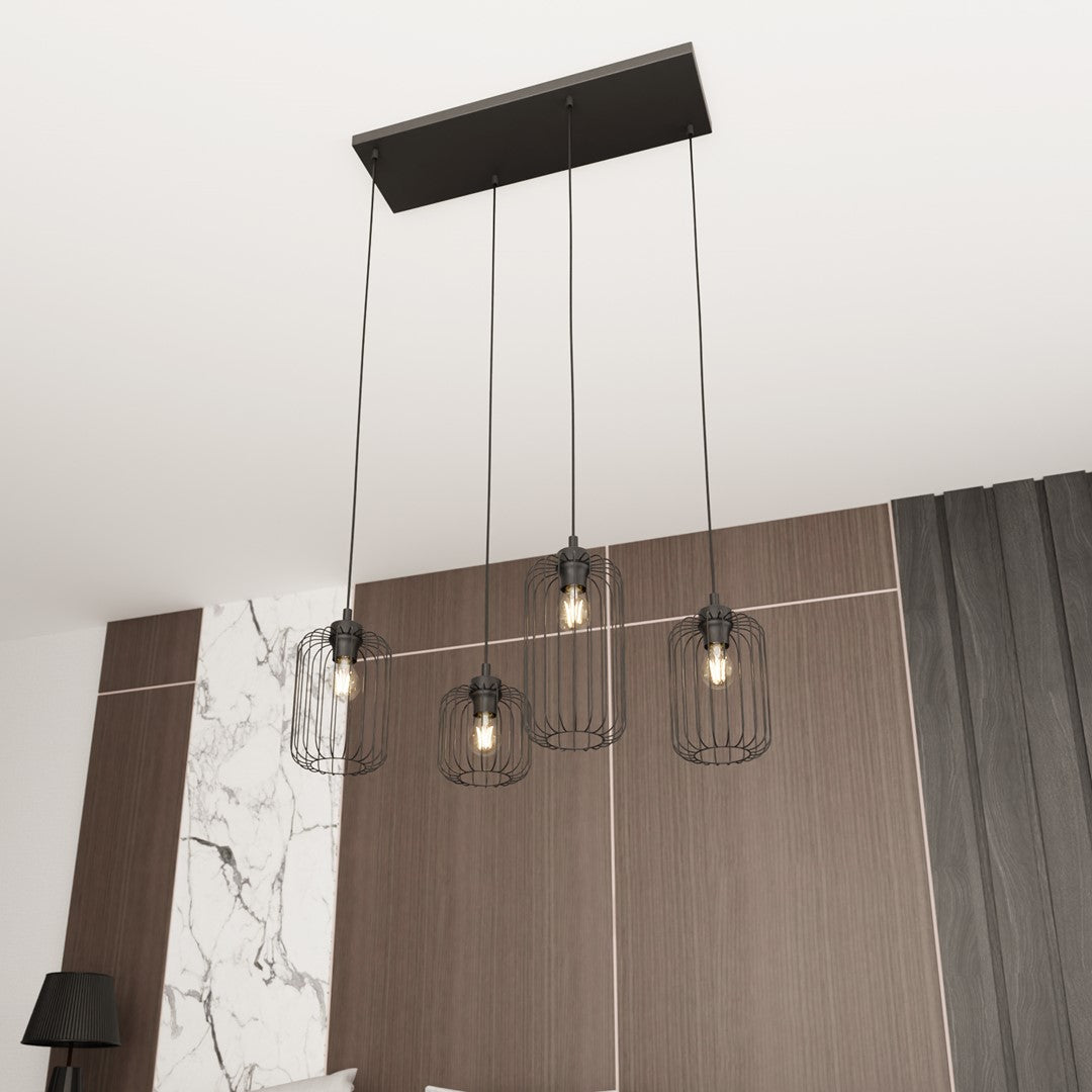 Loftlampe VANDER 4 - Sort - Nordic Unique