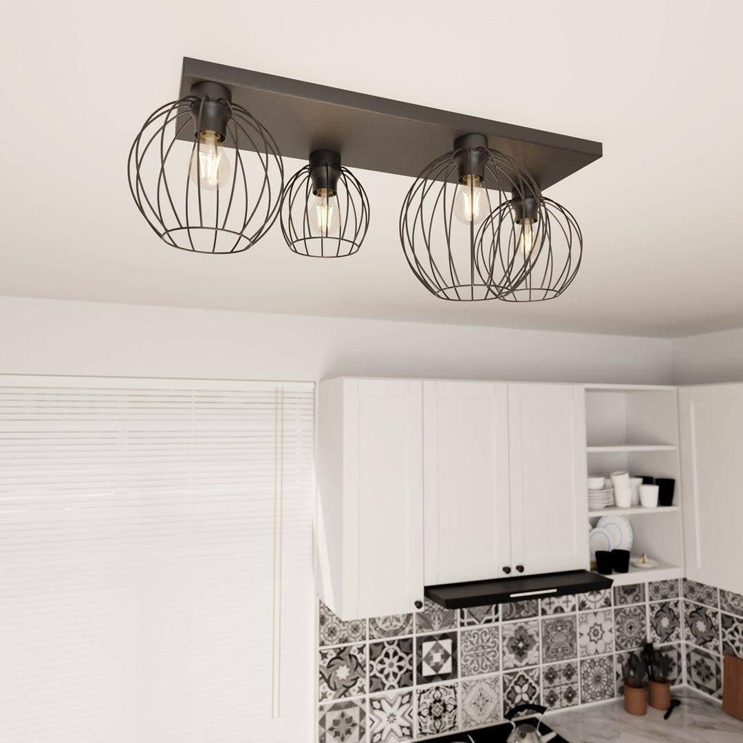 Loftlampe REDE 4 - Sort - Nordic Unique