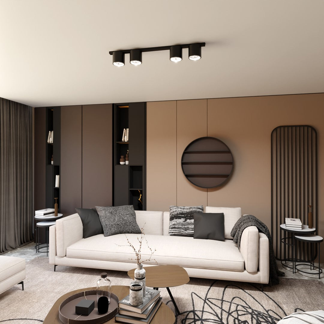 Loftlampe NANO 4 - Sort - Nordic Unique