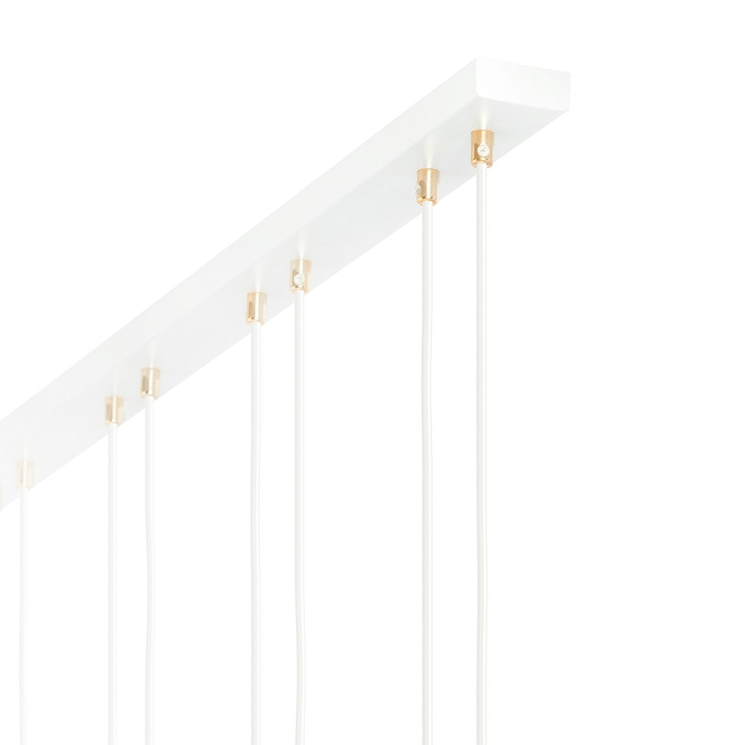 Loftlampe GLAM 4 - Hvid / Rav / Guld - Nordic Unique