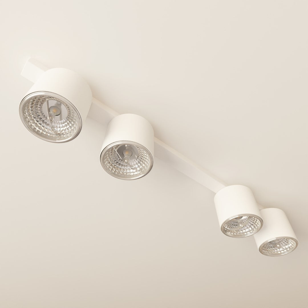 Loftlampe NANO 4 - Hvid - Nordic Unique