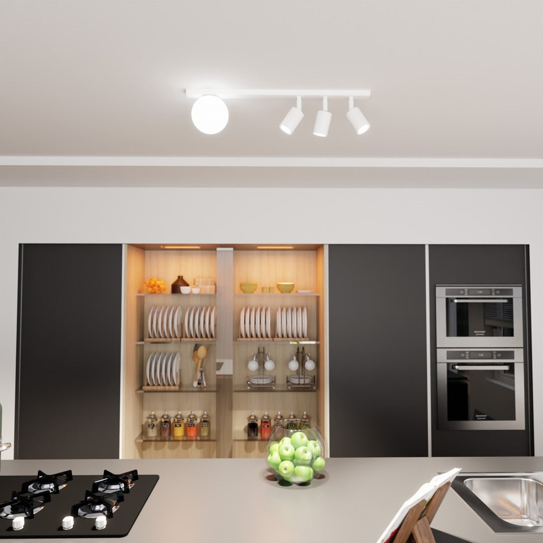 Loftlampe BASTER 4 - Hvid - Nordic Unique