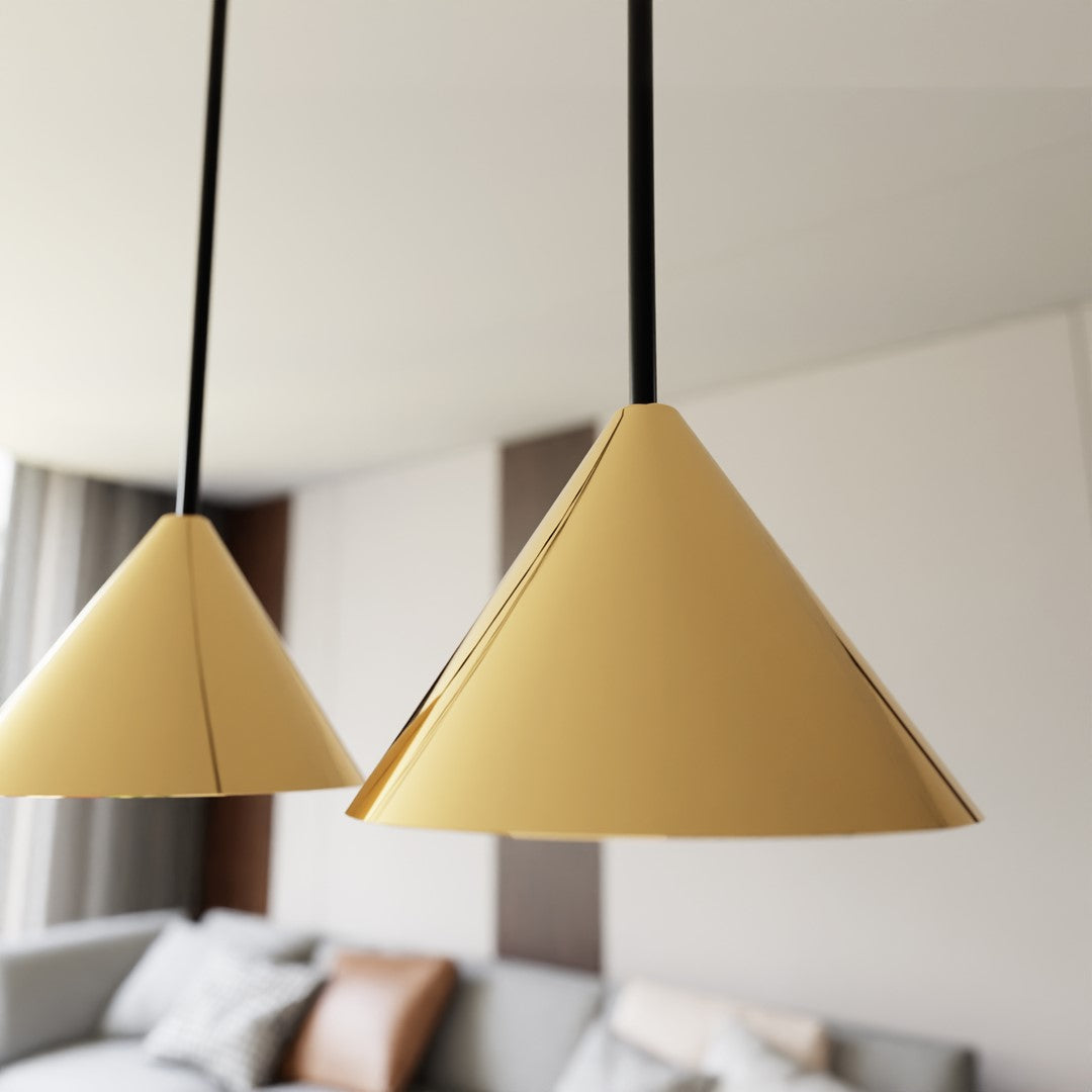 Loftlampe ELIT 4 - Sort / Guld - Nordic Unique
