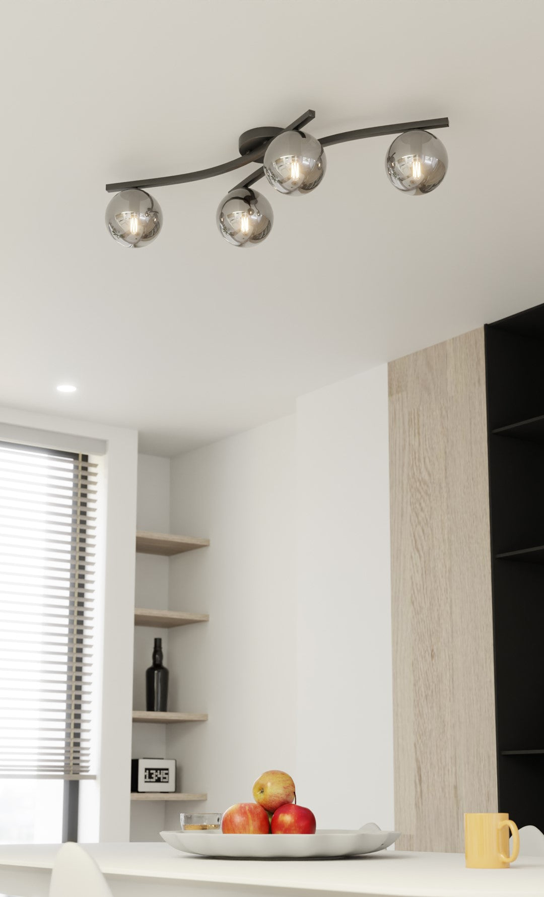 Loftlampe OPUS 4 - Sort / Grafit - Nordic Unique