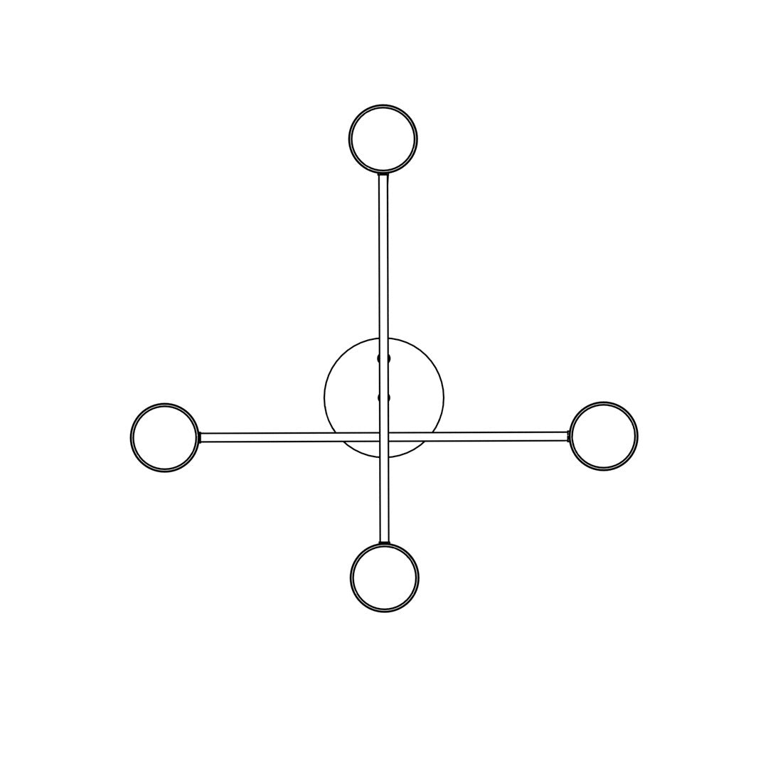 Loftlampe HALO 4 - Hvid - Nordic Unique