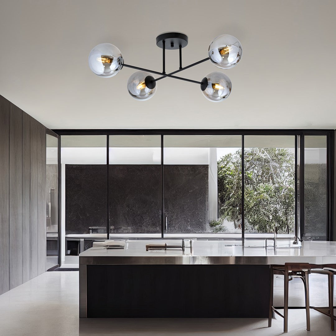 Loftlampe ROMA 4 - Sort / Grafit - Nordic Unique