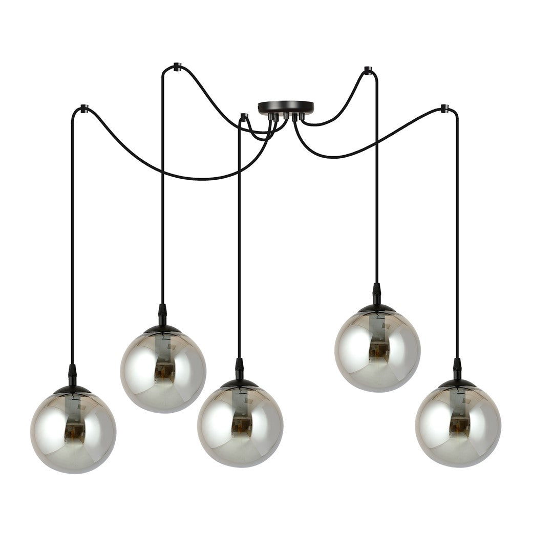 Loftlampe GIGI 5 - Sort / Grafit - Nordic Unique