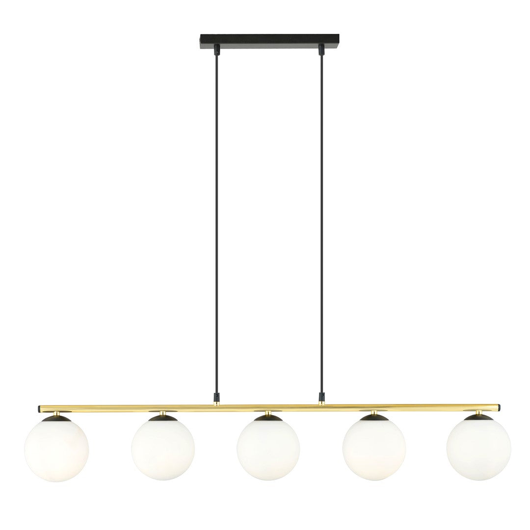 Loftlampe ALLE 5 - Sort / Hvid / Guld - Nordic Unique