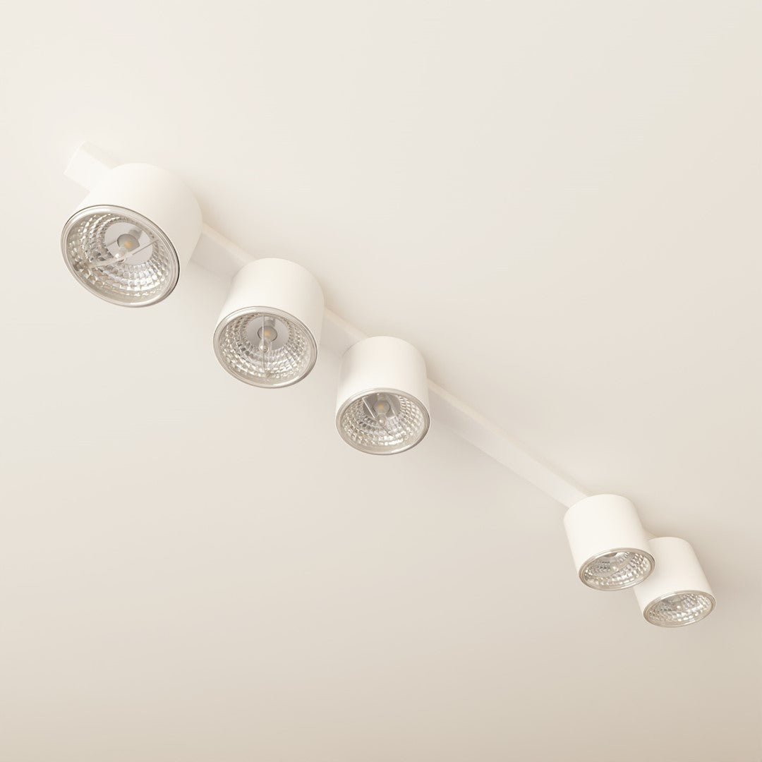 Loftlampe NANO 5 - Hvid - Nordic Unique