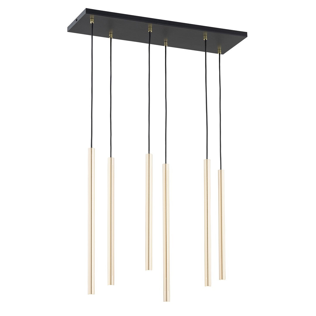 Loftlampe SELTER 6 - Guld / Sort - Nordic Unique