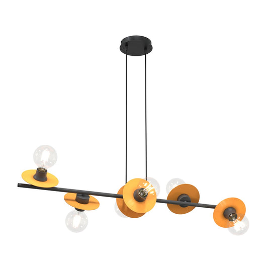 Loftlampe TOKEN 6 - Sort / Orange - Nordic Unique