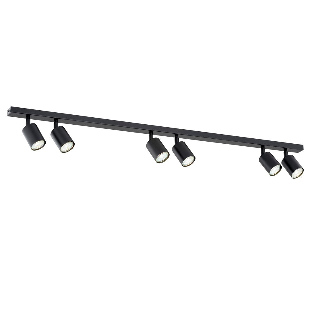Loftlampe FLASH 6 - Sort - Nordic Unique