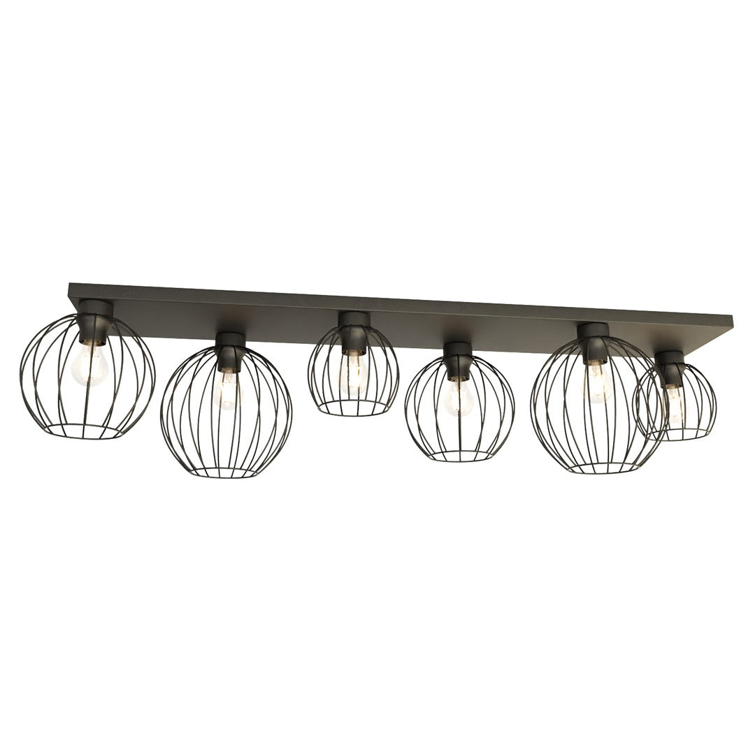 Loftlampe REDE 6 - Sort - Nordic Unique