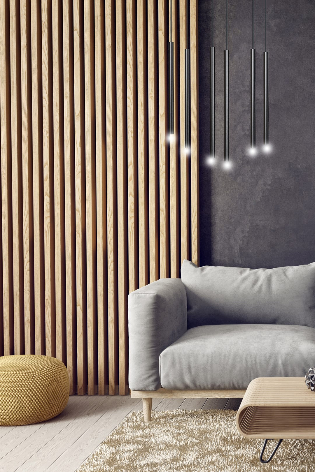 Loftlampe SELTER 6 - Sort - Nordic Unique