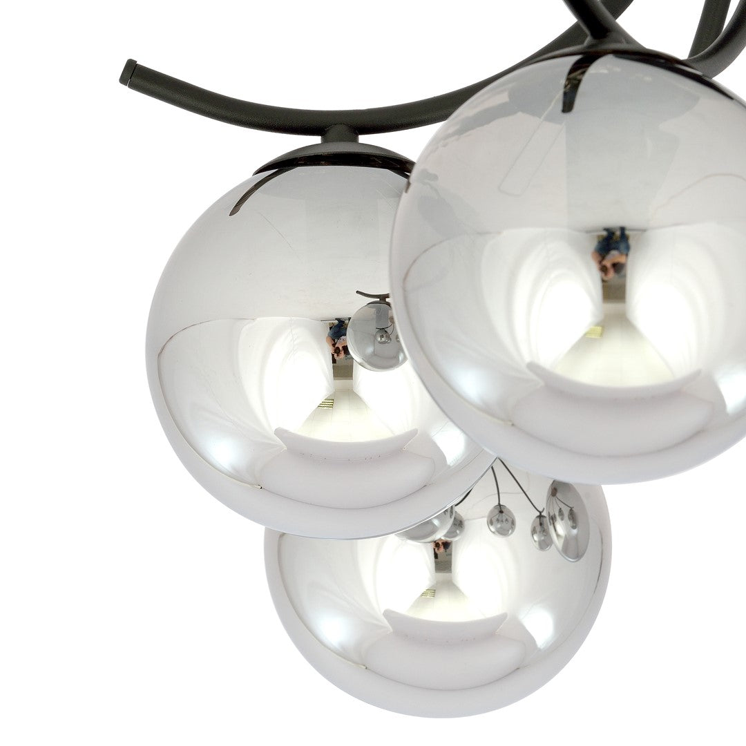 Loftlampe BOSTON 6 - Sort / Grafit - Nordic Unique