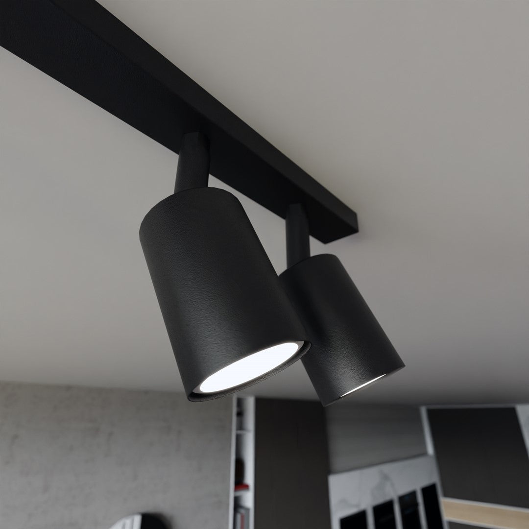 Loftlampe FLASH 6 - Sort - Nordic Unique