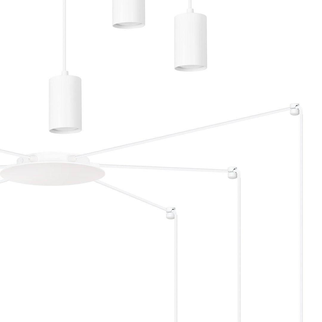 Loftlampe TRAKER 6 - Hvid - Nordic Unique