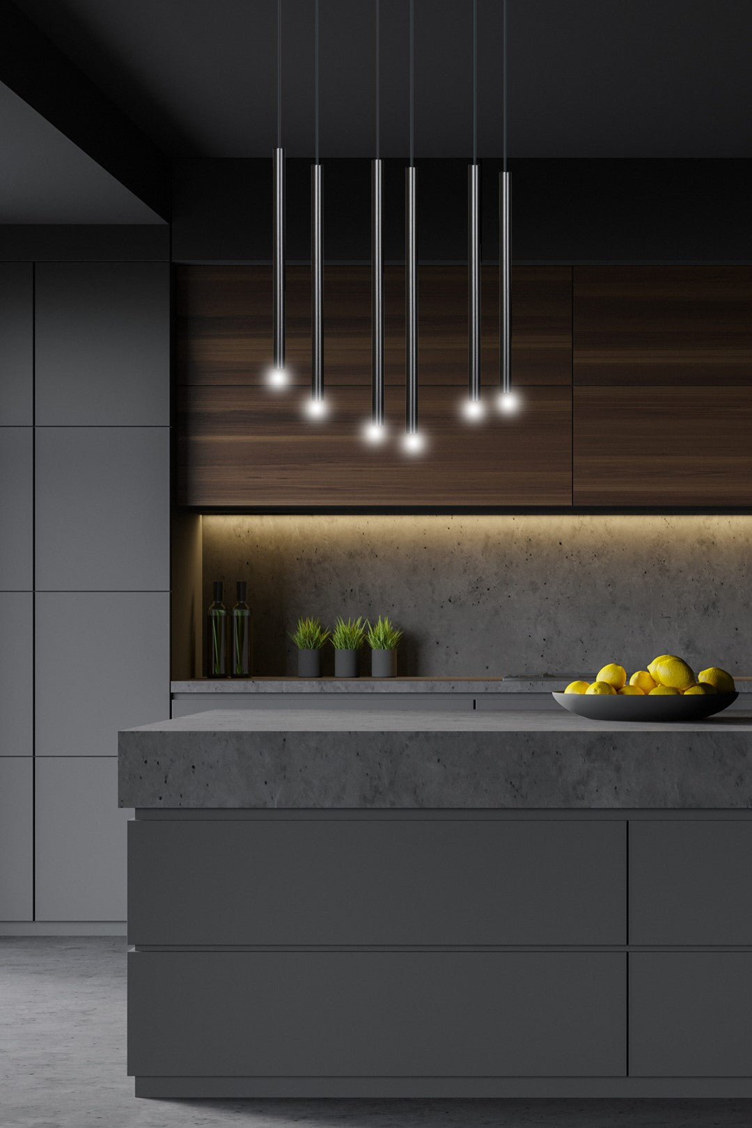 Loftlampe SELTER 6 - Sort - Nordic Unique