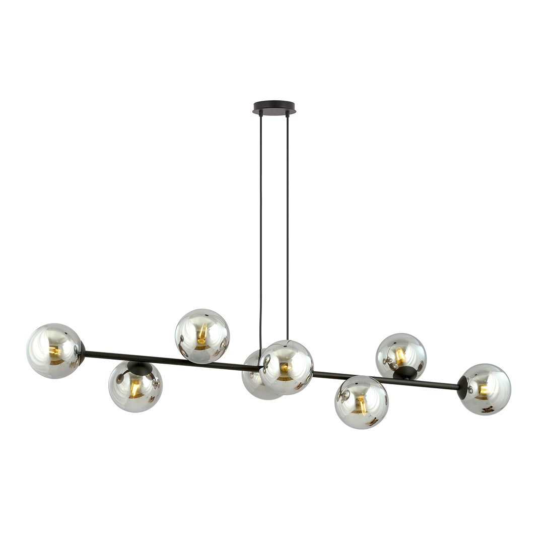 Loftlampe ROSSI 8 - Sort / Grafit - Nordic Unique