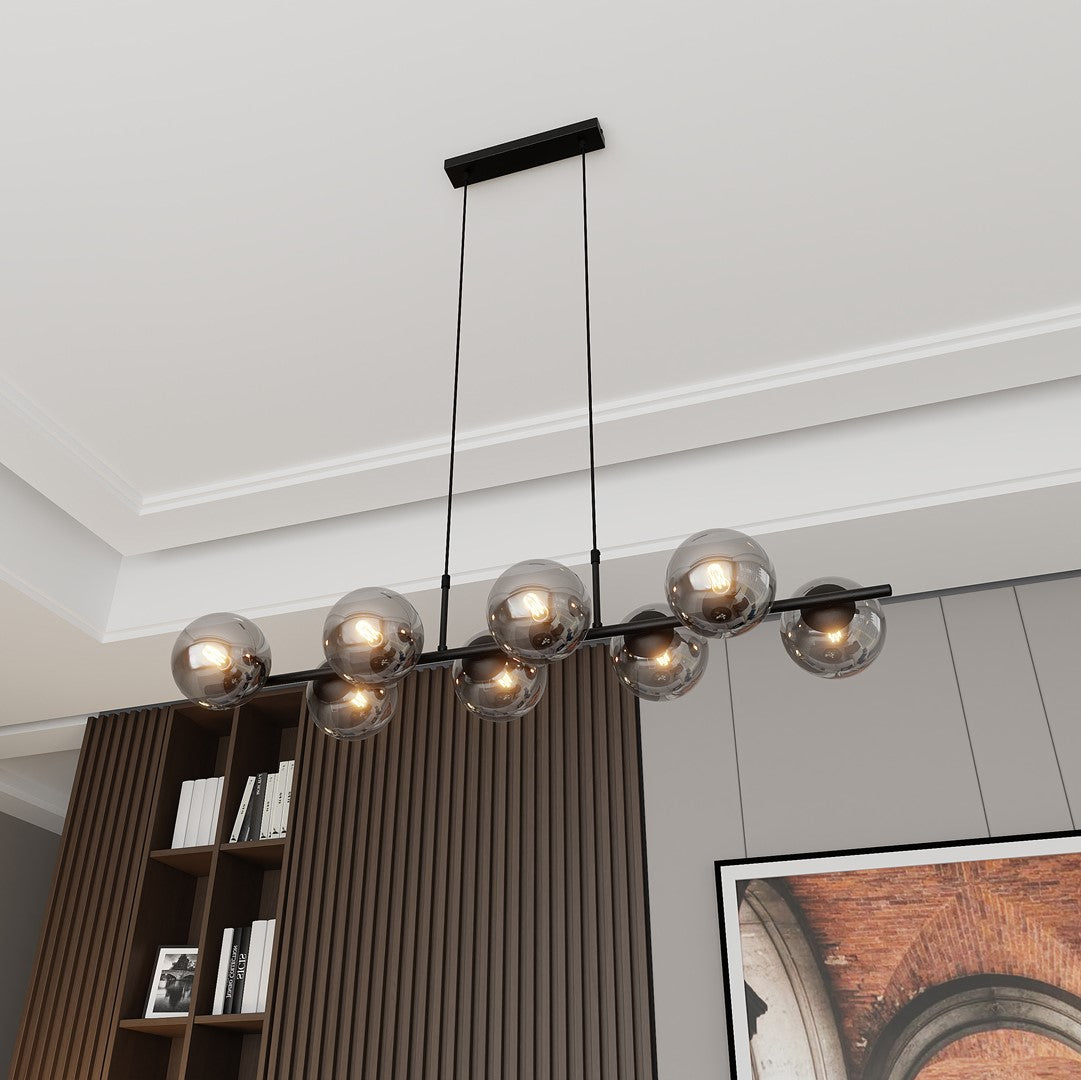 Loftlampe RORY 8 - Sort / Grafit - Nordic Unique
