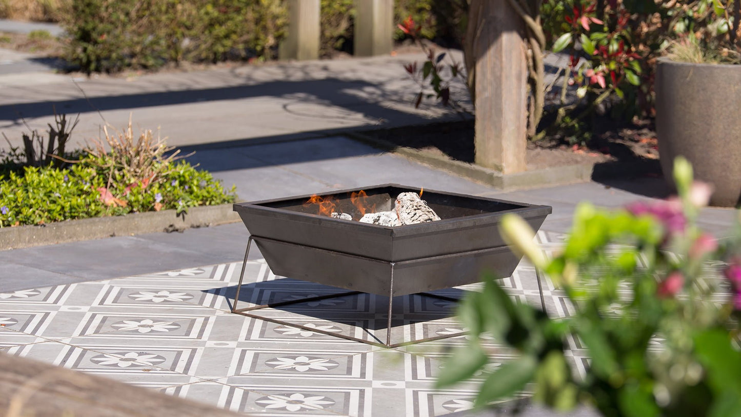 Reso Bålfad – Sort / Industrielt Look - Nordic Unique