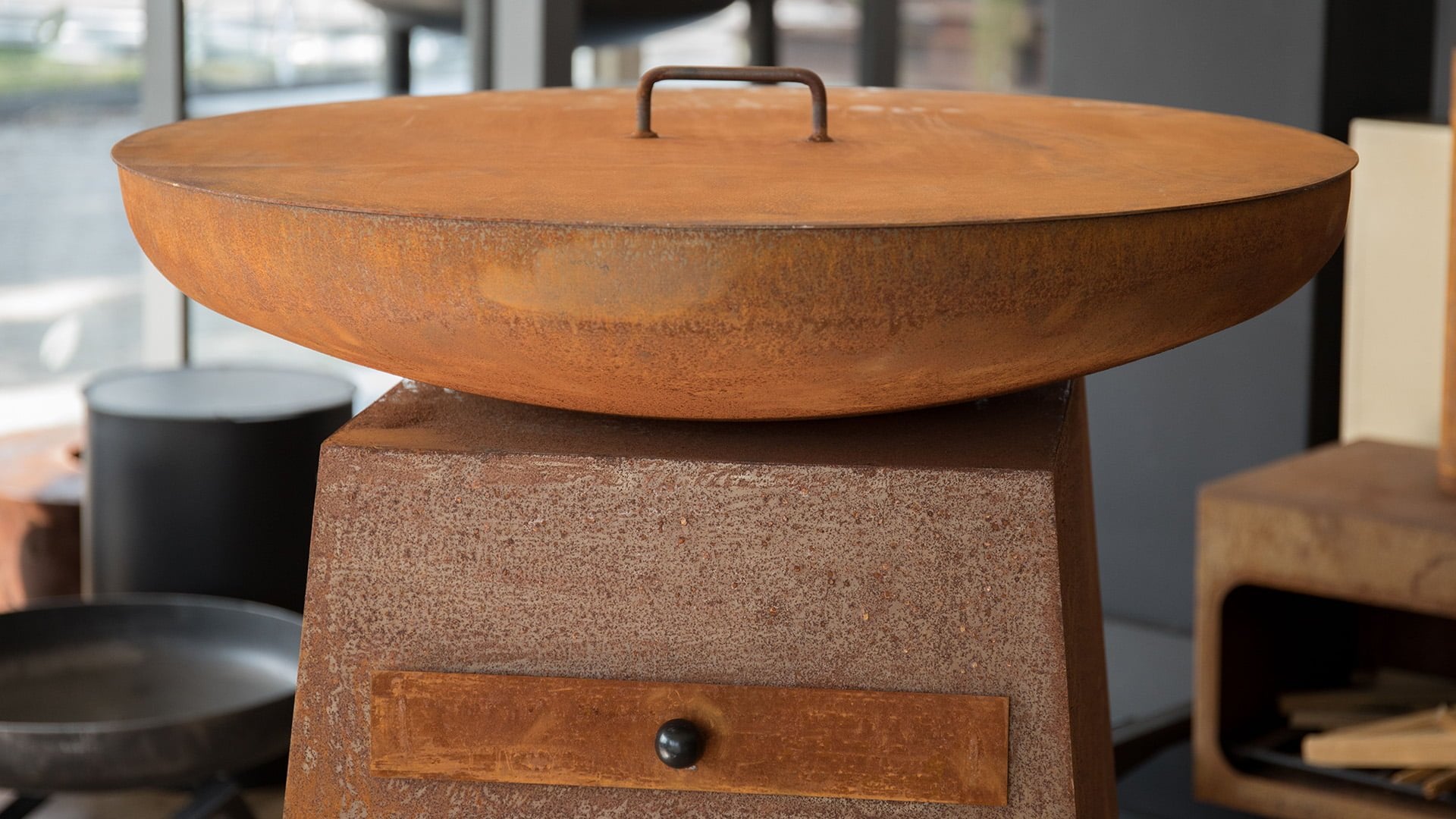 Låg til Orion Classic Bålfad 82 cm - Rust - Nordic Unique