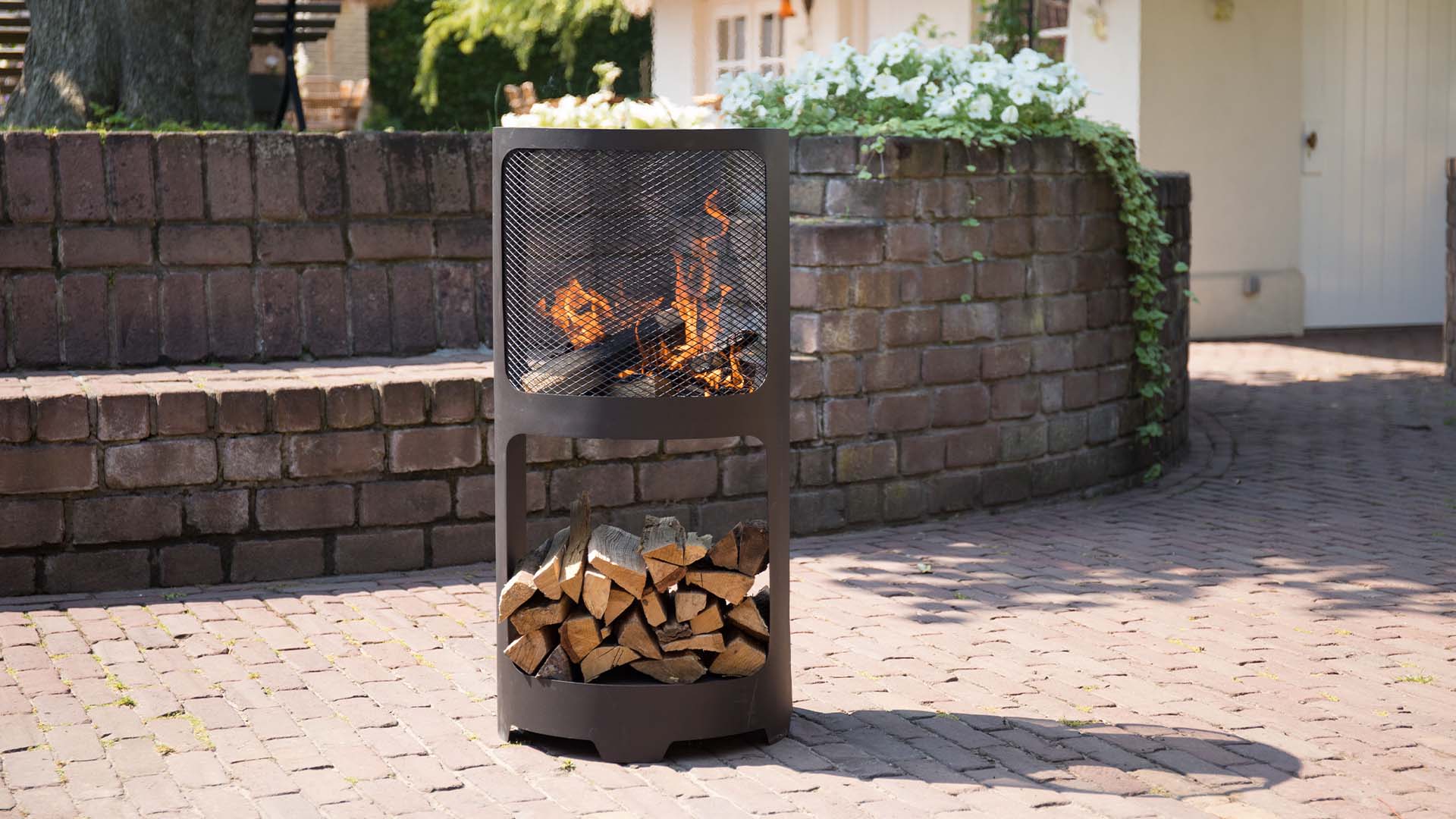 Buffalo Bålfad med Håndtag – Sort - Nordic Unique