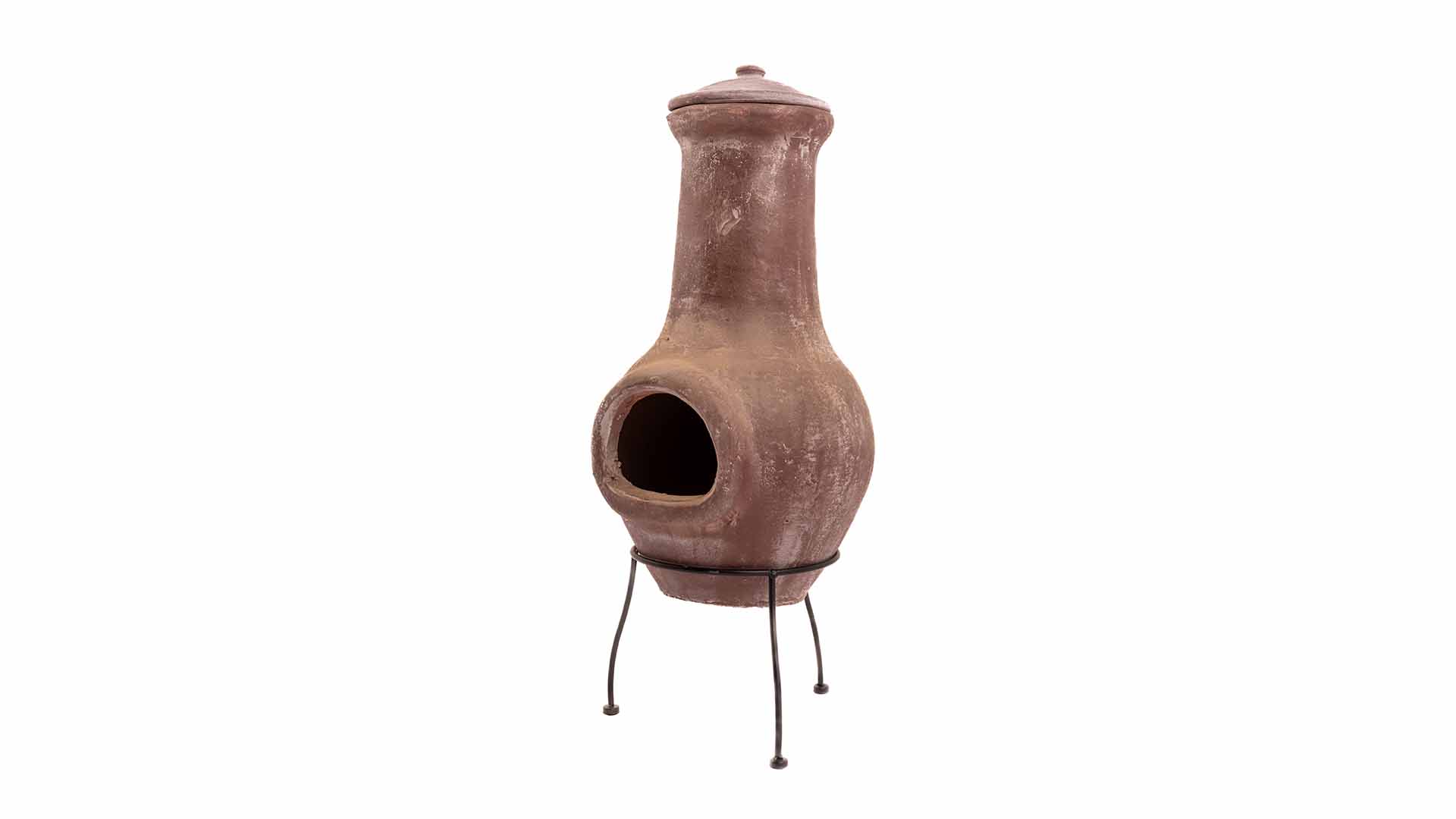 Salamanca Bålfad Mexicansk Lerpejs – Brun - Nordic Unique