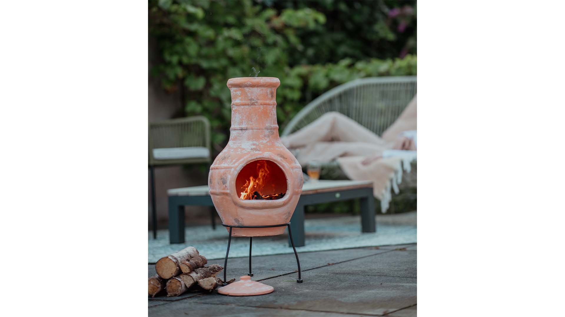 Lima Bålfad Mexicansk Lerpejs – Beige - Nordic Unique