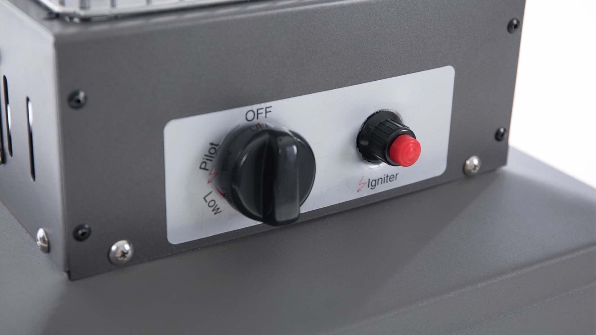 Atria Flame Torch Gas Terrassevarmer – Antracitgrå (11000W) - Nordic Unique