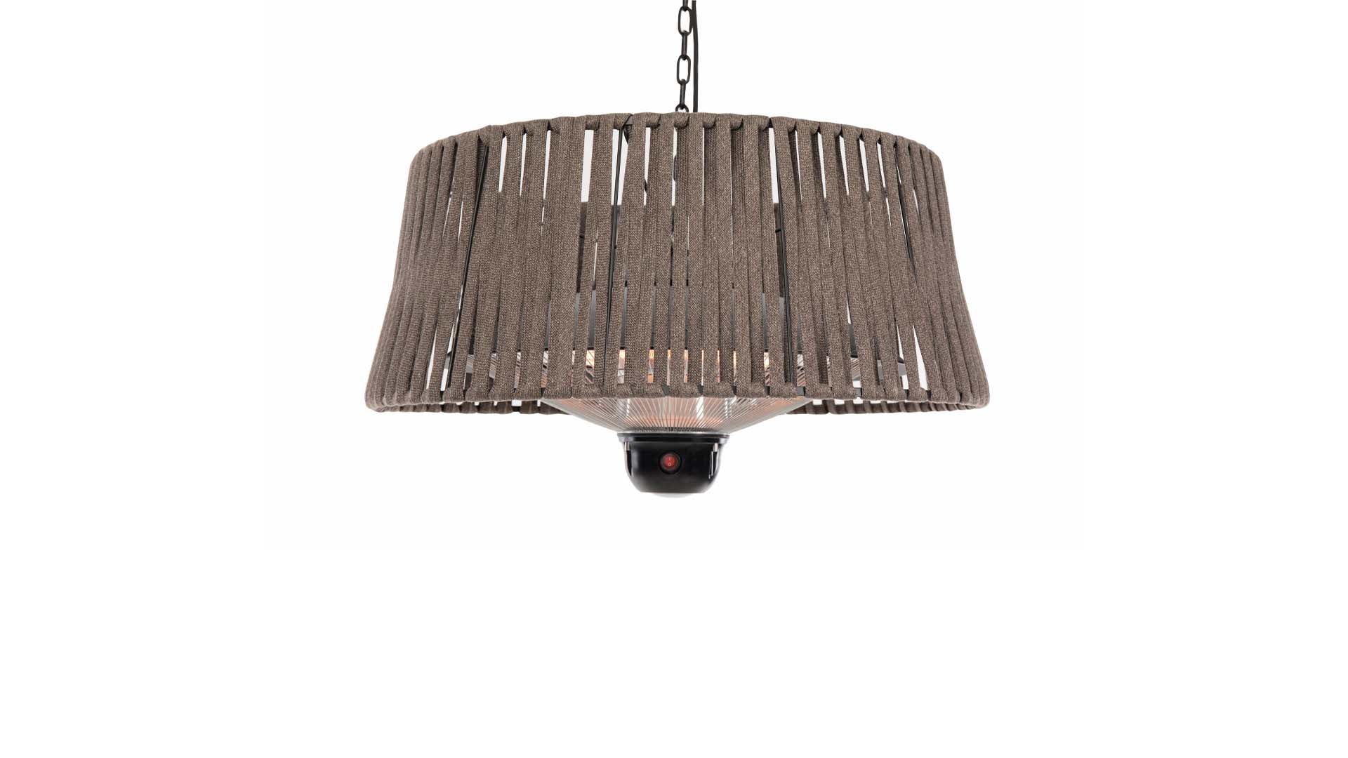 Artix Corda Bright Hængende Terrassevarmer – Brun (1800W) - Nordic Unique