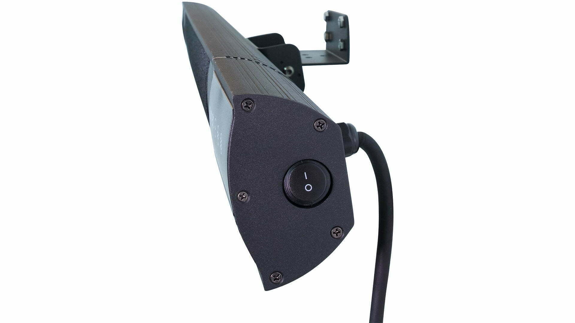 Dark Vægmonteret Terrassevarmer – Sort (2500W) - Nordic Unique