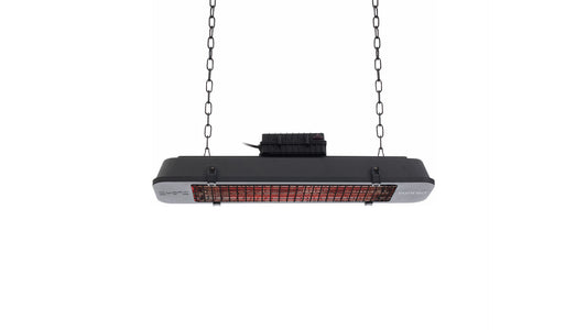 Vintage Dark Hængende Terrassevarmer – Sort (2500W) - Nordic Unique