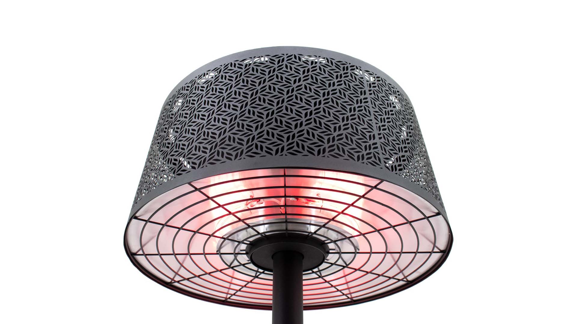 Moderna Artix Ultra SMART Fritstående Terrassevarmer – Sort (2000W) - Nordic Unique