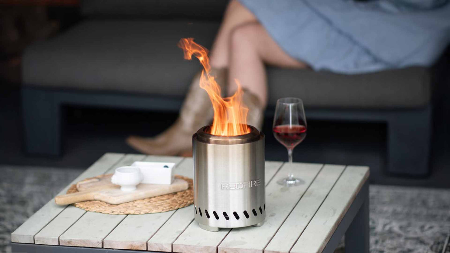 Volcano Bålfad M – Rustfrit Stål - Nordic Unique