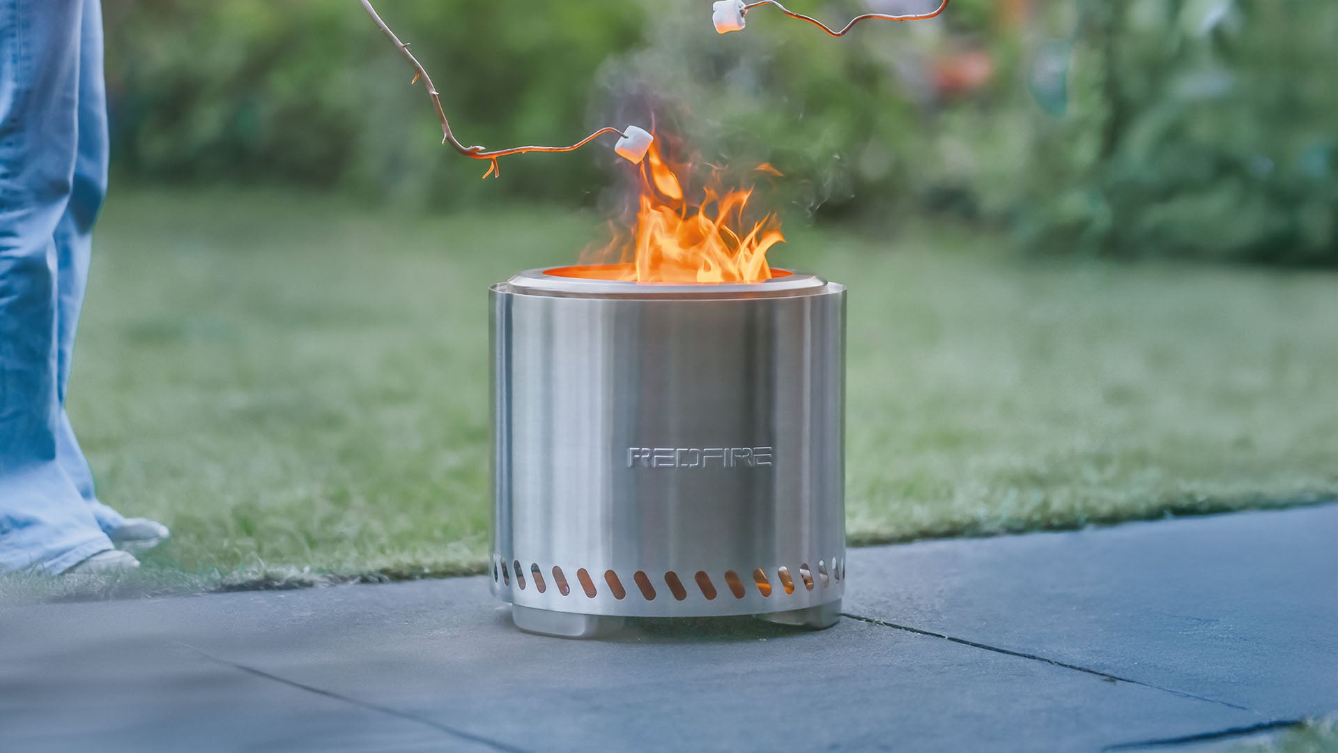 Volcano Bålfad L – Rustfrit Stål - Nordic Unique