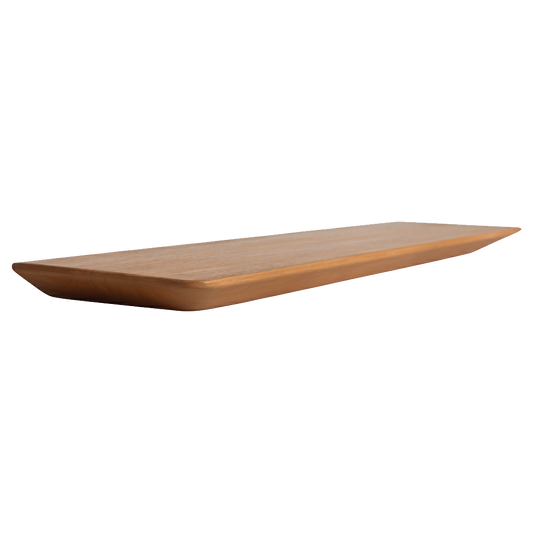 Craftsman væghylde i teaktræ - 90 cm