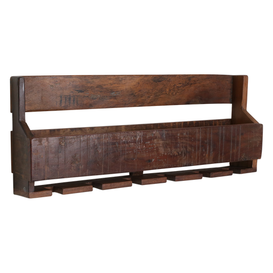 Factory hængende vinreol - FSC-genanvendt træ - 12x60x28 cm