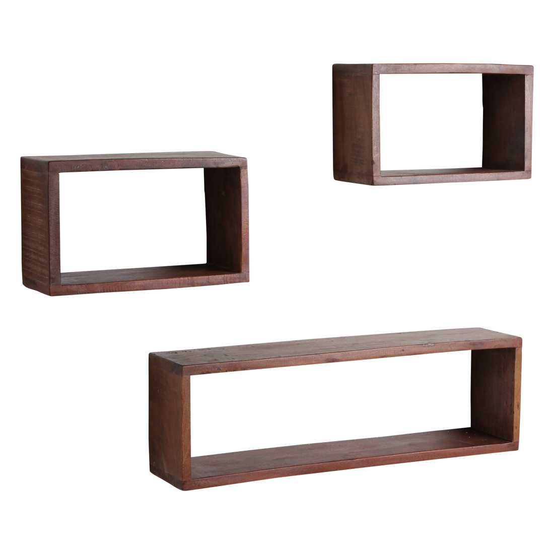 Factory væghylde Box - FSC-genanvendt træ - 70x15x22 cm