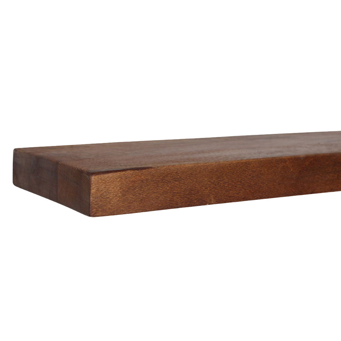 Factory svævende væghylde - FSC-genanvendt træ - 80x18x3,8 cm